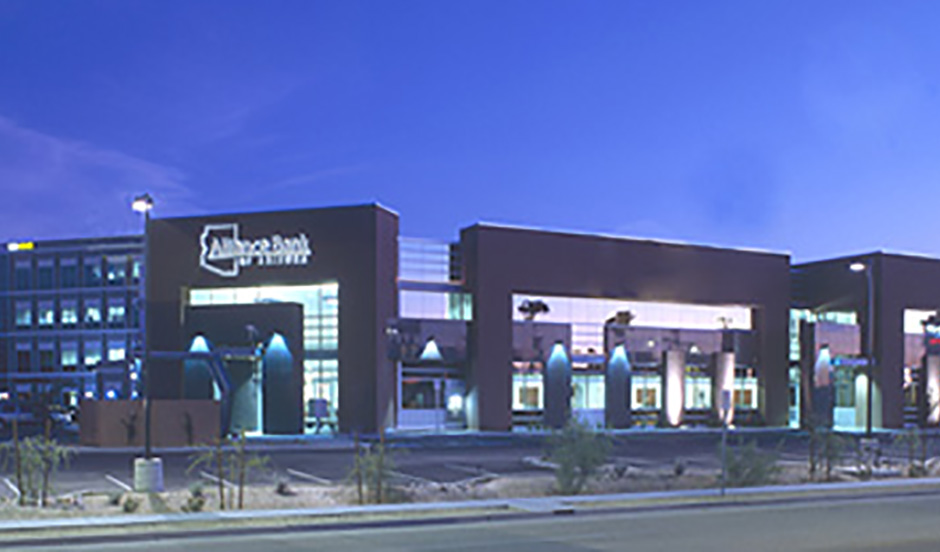 View of the Tucson Williams Centre branch from the parking lot