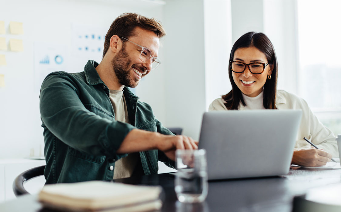 A technology banking expert working with a new client
