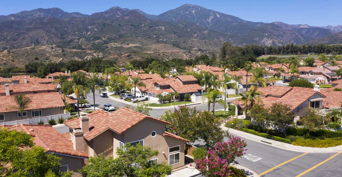 A residential development managed by an HOA management company