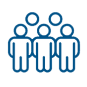 an icon of a team of coworkers