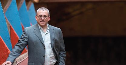 Stuart Graff, President and CEO, Frank Lloyd Wright Foundation, smiling at the camera