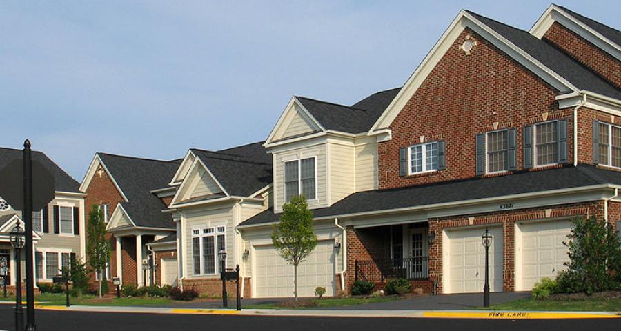 Front of a home in a sub-division