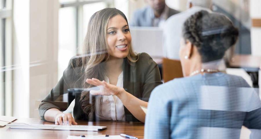 A small business owner applying for an SBA Loan.