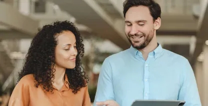 Two tech company executives 