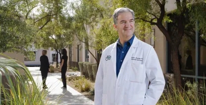Dr. Andrew J. Bronstein smiling for the camera