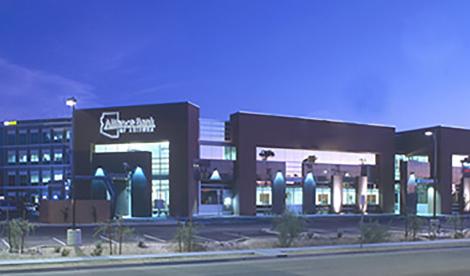 View of the Tucson Williams Centre branch from the parking lot