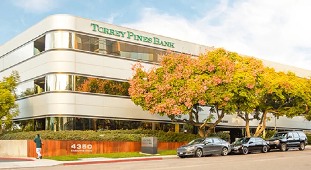 View of the Golden Triangle Branch from the street