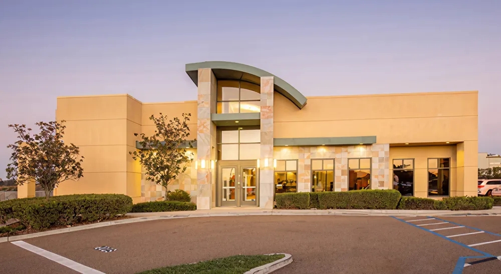 View of the La Mesa Branch from the street