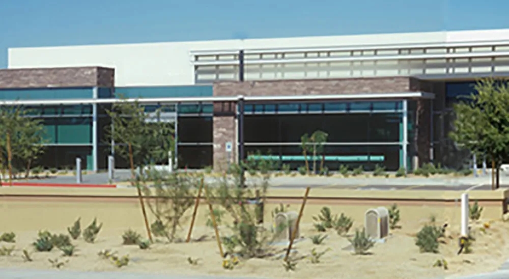View of the Mesa branch from the parking lot