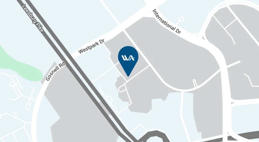 Map illustration showing the Washington D.C. branch off of Broad Street.