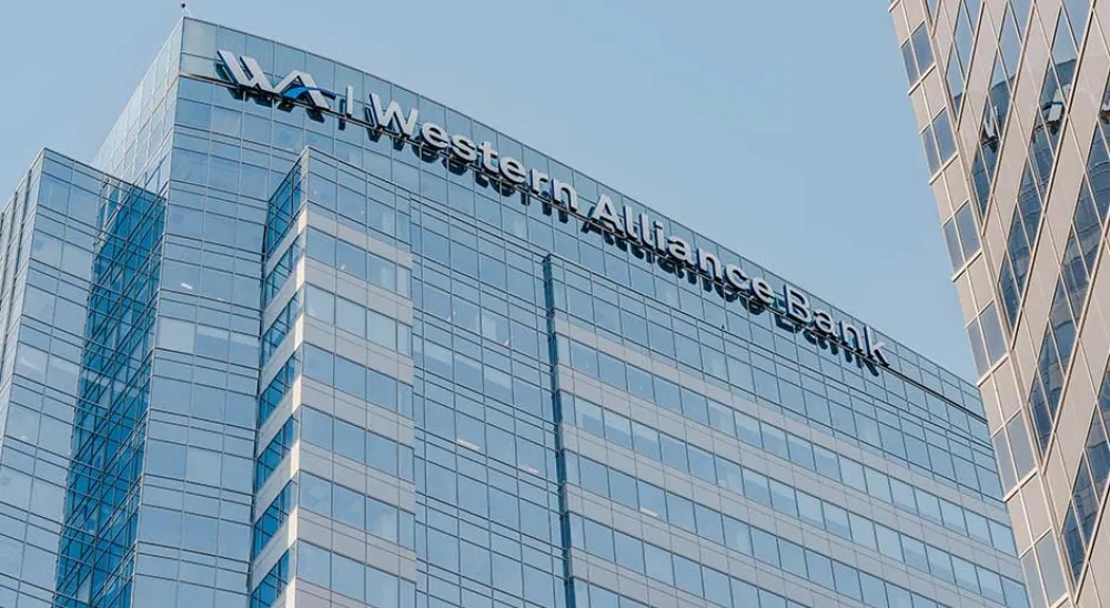 Photo of the Western Alliance Bank tower.