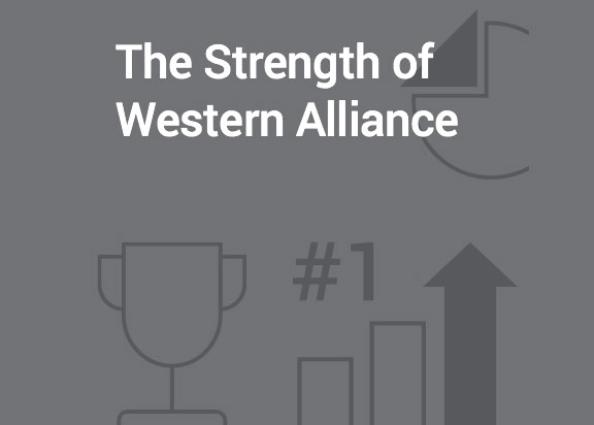 Strength of Western Alliance promotional graphic