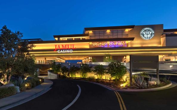 The entrance to the Jamul Casino in San Diego, California