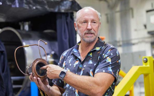 An engineer discussing factory capabilities